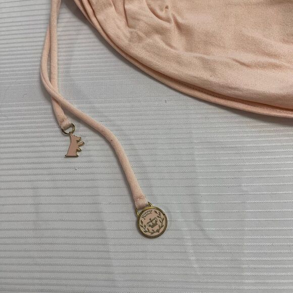 Juicy Couture VTG Y2k Pink Ruched Swim Skirt Bottom Size XL - Picture 5 of 9